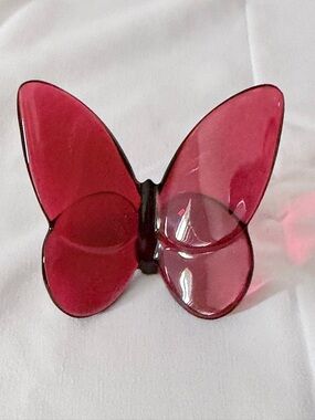 Baccarat Lucky Butterfly, Red